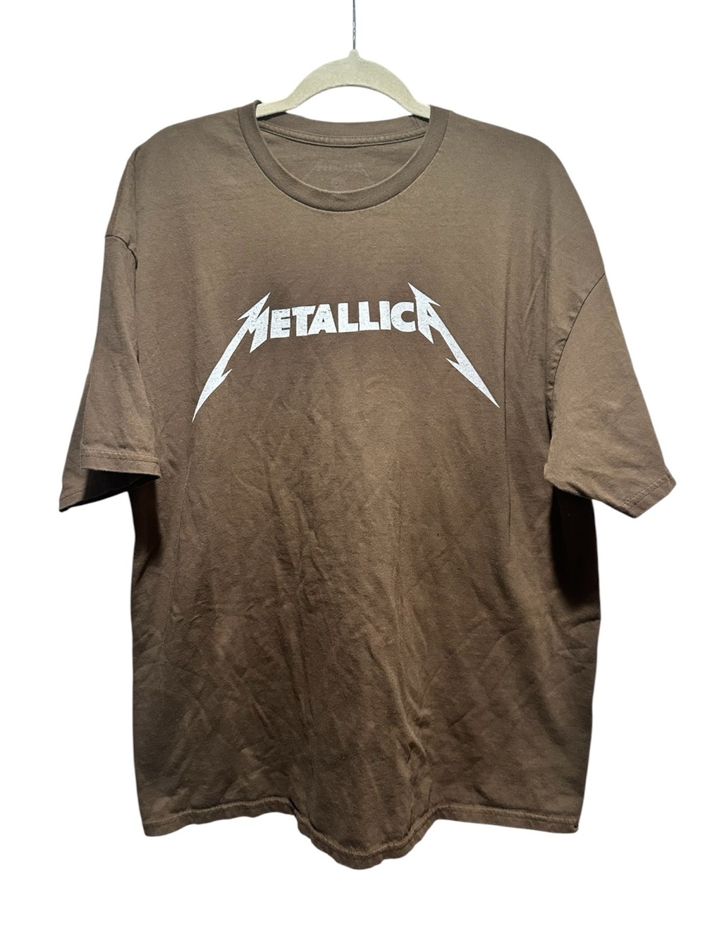 Metallica Graphic Band T‑Shirt in Brown NWOT Size 3X